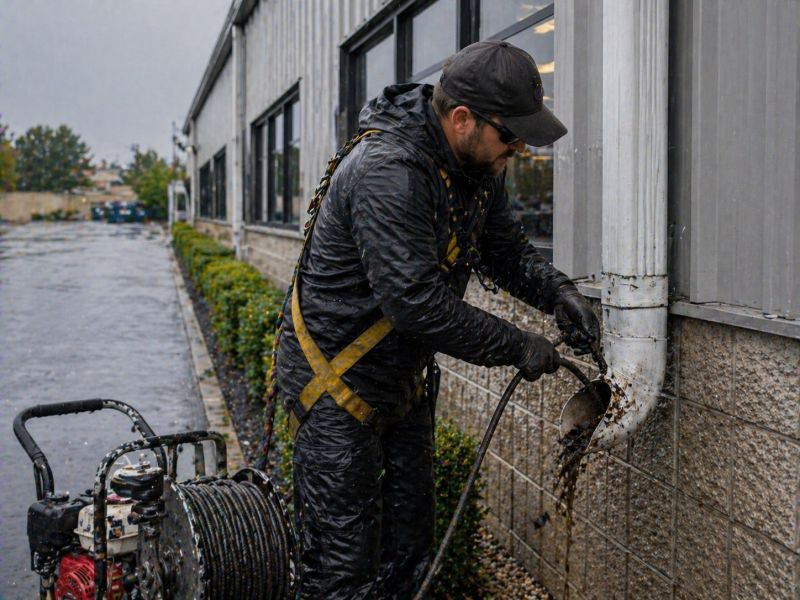 Commercial Downspout Service